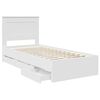 vidaXL Struttura del letto Bianco 90 x 200 cm Legno Ingegnerizzato