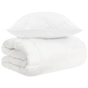 vidaXL Set di Piumoni 2 pz Bianco Fibra di bamb&ugrave;