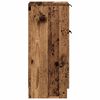 vidaXL Credenze 2 pz Legno Antico 30x30x70 cm in Legno Multistrato