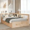 vidaXL Letto Libreria senza Materasso 135x190 cm in Legno di Pino