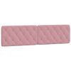 vidaXL Cuscino Testiera Rosa 200 cm in Velluto