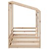 vidaXL Letto per Bambini con Tetto 100x200 cm Legno Massello di Pino