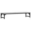 vidaXL Supporto Monitor Grigio Sonoma 85x23x15,5 cm Legno Multistrato