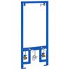 vidaXL Supporto da parete per bagno Blu 50 x 3 x 112 cm