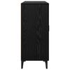 vidaXL Credenza Rovere nero 34 x 90 x 80 cm Legno multistrato