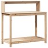vidaXL Tavolo Invaso con Ripiani 108x50x109,5 cm Legno Massello Pino