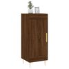 vidaXL Credenza Rovere Marrone 34,5x34x90 cm in Legno Multistrato