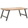 vidaXL Tavolo da Pranzo 180x90x76 cm in Legno Massello di Mango
