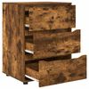 vidaXL Armadio Rovere fum&eacute; 60 x 48 x 81 cm Legno multistrato