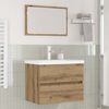 vidaXL Set di mobili per il bagno 3 pcs Rovere artigianale