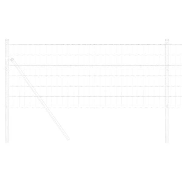 vidaXL Recinzione Euro 0,4 x 10 m Ferro rivestito in PVC