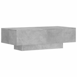 vidaXL Tavolino Salotto Grigio Cemento 100x49,5x31cm Legno Multistrato