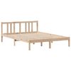 vidaXL Letto Libreria senza Materasso 120x200cm Legno Massello di Pino