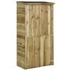 vidaXL Capanno per Attrezzi in Legno di Pino 85x48x177 cm