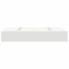 vidaXL Struttura letto con contenitore Bianco 120 x 190 cm