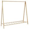 vidaXL Appendiabiti con Ripiani 106x34x102 cm in Bamb&ugrave;