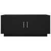 vidaXL Tavolino da Salotto Nero 102x50x45 cm in Legno Multistrato