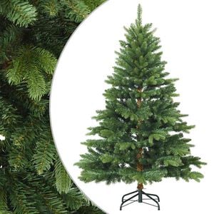 vidaXL Albero di Natale Artificiale con Rami Pieghevoli Verde 120 cm