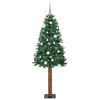 vidaXL Albero di Natale snodato con 300 LED con supporto Verde 210 cm