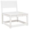 vidaXL Set Salotto da Giardino 7 pz Bianco in Legno Massello di Pino
