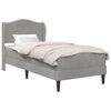 vidaXL Struttura del letto Grigio Chiaro 80 x 200 cm Velluto
