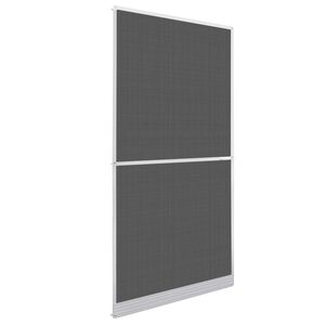 vidaXL Schermo Insetti a Battente Bianco e Nero 100 x 215 cm