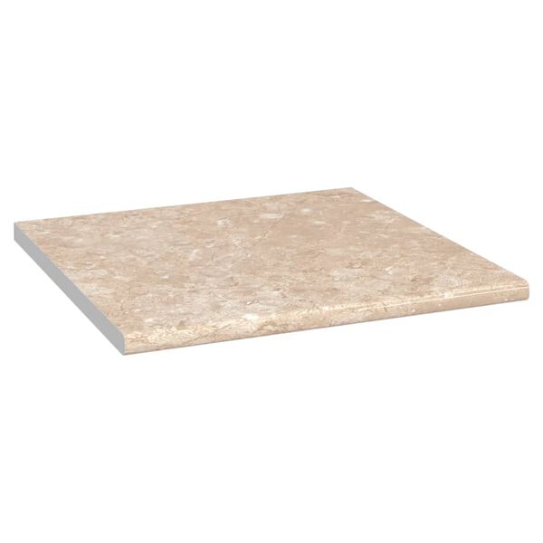 vidaXL Piano da Cucina Beige Trama Marmorea 60x60x2,8 cm Multistrato