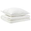 vidaXL Set di piumone e cuscini 2 pcs 152x203 cm Estate 140 GSM Lana