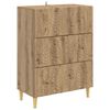 vidaXL Mobile con Cassetti 66 x 34,5 x 90 cm Legno ingegnerizzato