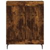 vidaXL Credenza Rovere Fumo 69,5x34x180 cm in Legno Multistrato