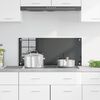 vidaXL Rivestimento da Cucina Grigio scuro 90 x 40 x 0,6 cm