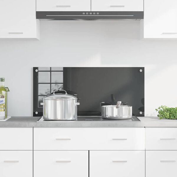 vidaXL Rivestimento da Cucina Grigio scuro 90 x 40 x 0,6 cm