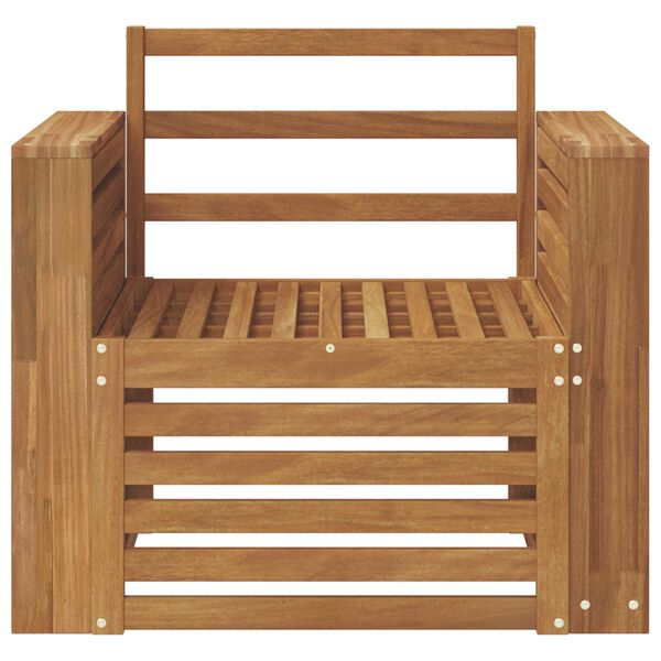 vidaXL Set di divani da esterno Naturale 79 x 63 x 73 cm