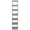 vidaXL Libreria/Divisorio Grigio Sonoma 40x30x198 cm