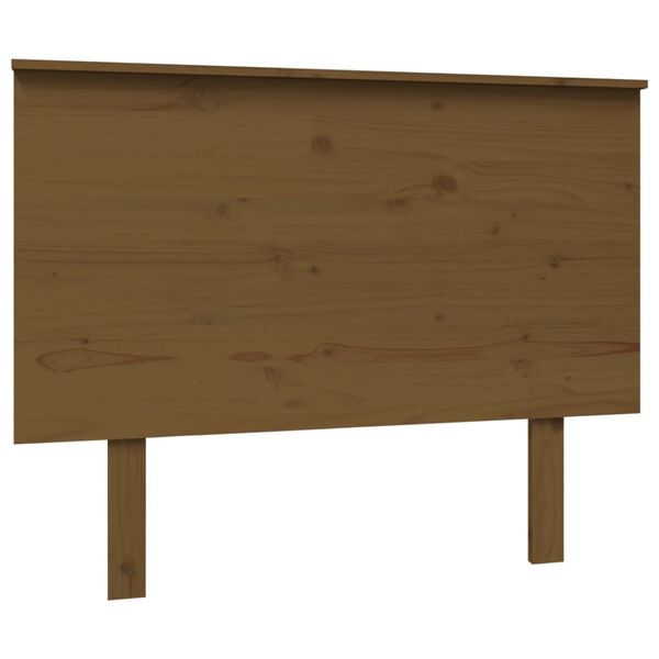 vidaXL Testiera per Letto ambra 104x6x82,5cm in Legno Massello di Pino