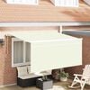 vidaXL Tenda Retrattile Crema 300 x 200 cm Poliestere e Alluminio