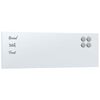 vidaXL Lavagna Magnetica a Parete Bianca 60x20 cm Vetro Temperato