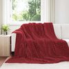 vidaXL Coperta Rosso Bordeaux 270 x 240 cm Panno