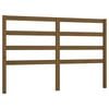 vidaXL Testiera per Letto ambra 146x4x100 cm in Legno Massello di Pino