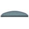 vidaXL Tappetini per scale 30 pz 56x17x3 cm Blu mare Semicircolari