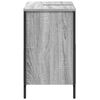 vidaXL Mobile Lavabo da Bagno con Cassetti Grigio Sonoma 60x34,5x60 cm