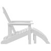 vidaXL Mobili da lounge da giardino 2 pcs Bianco 74 x 82 x 90cm