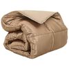 vidaXL Duvet Invernale Oro 200 x 200 cm Satin e Micropile