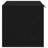 vidaXL Lettiera per gatti in rovere nero 60x40x40 cm in legno ingegnerizzato