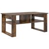 vidaXL Tavolino da salotto Rovere fum&eacute; 96 x 54 x 44 cm