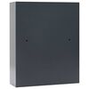 vidaXL Cassetta di sicurezza digitale Grigio 30 x 10 x 36.5 cm Acciaio