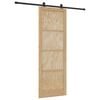 vidaXL Porta scorrevole ORKDAL Naturale 83 x 232 cm