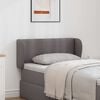 vidaXL Orecchia della Testata Grigio Sfumato 40 x 23 x 6 cm PVC