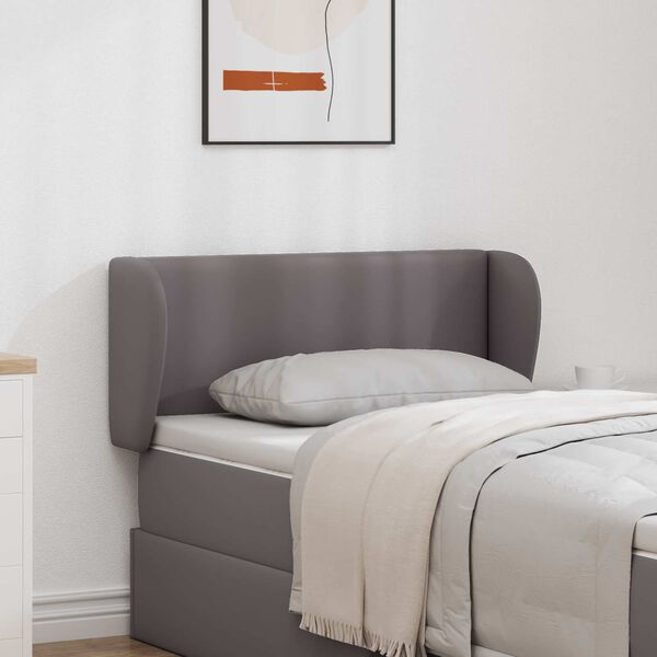 vidaXL Orecchia della Testata Grigio Sfumato 40 x 23 x 6 cm PVC