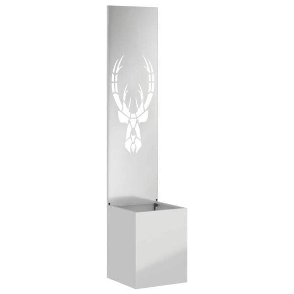 vidaXL Schermo per privacy in giardino Argento 32 x 140 cm